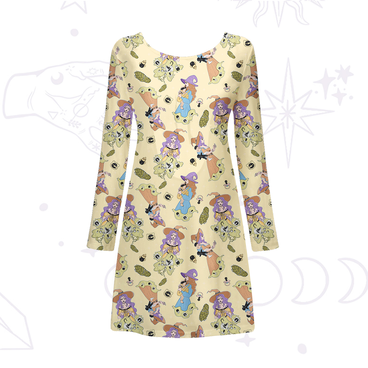 Purplehecate Mom Group Shenanigans Beachwear Cover-Up Dress