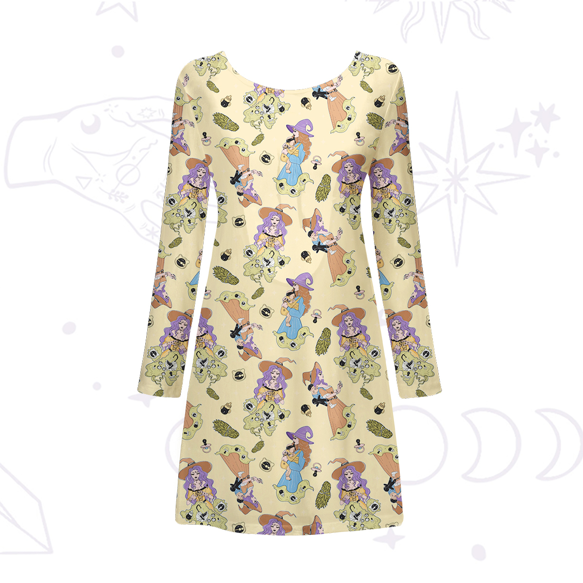 Purplehecate Mom Group Shenanigans Beachwear Cover-Up Dress