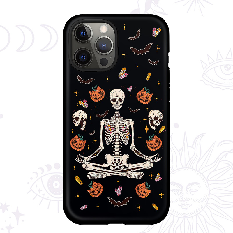 Purplehecate Funny Skeleton Halloween Phone Case