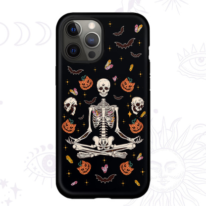 Purplehecate Funny Skeleton Halloween Phone Case
