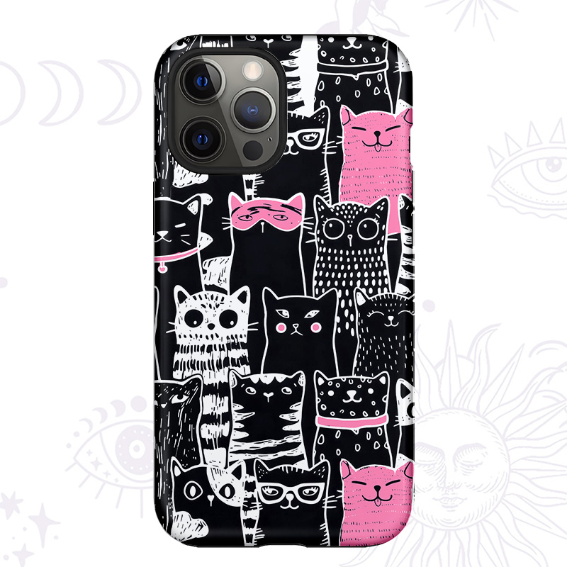 [Copy]Purplehecate Starry Witch Cat and Love Phone Case