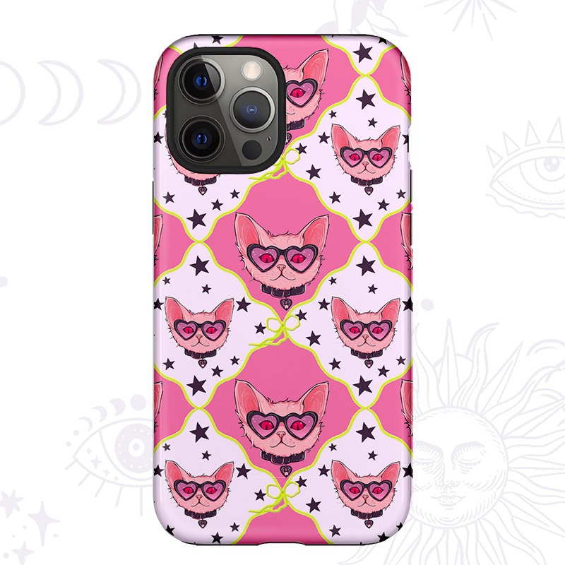 Purplehecate Slightly Wicked Cat Phone Case