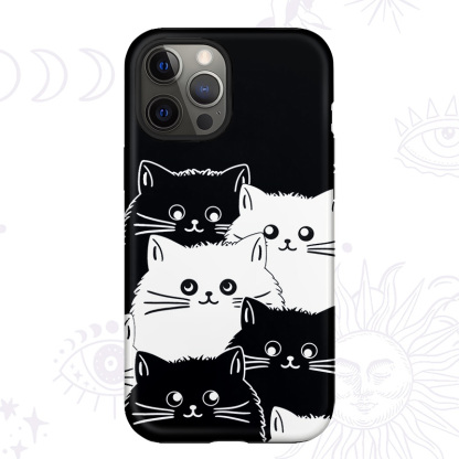 Purplehecate Curious Cats Phone Case