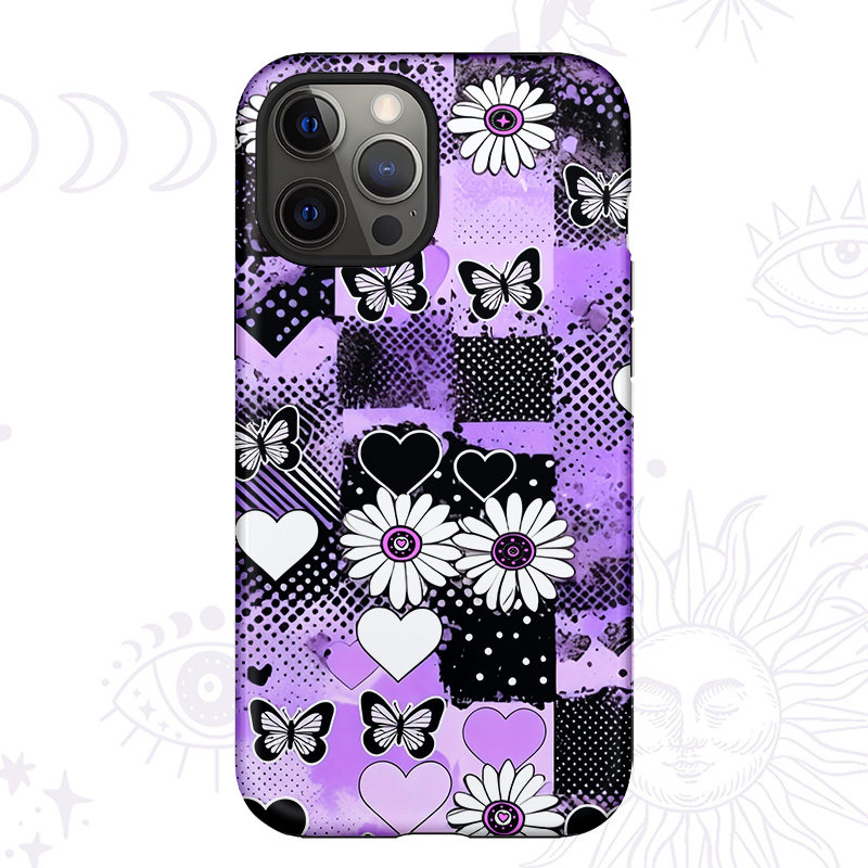 Purplehecate Purple Butterfly Romance Phone Case