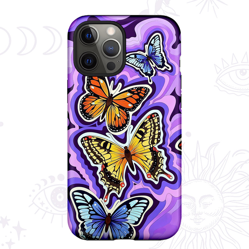 Purplehecate Psychedelic Butterfly Phone Case