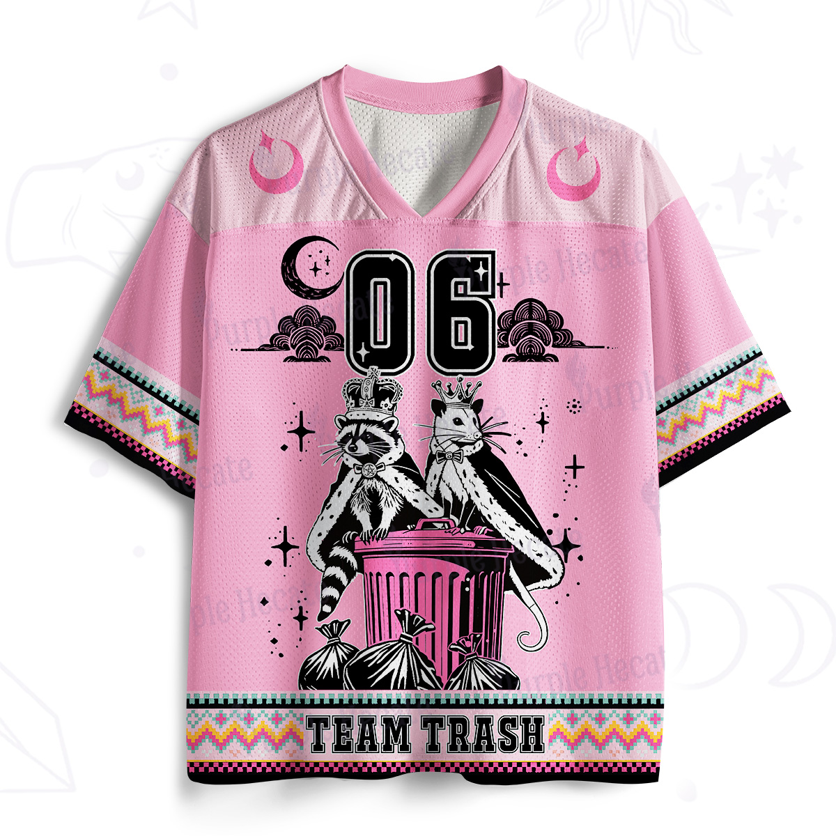 Purplehecate The Kingdom Of Trash Tarot Mesh Jersey