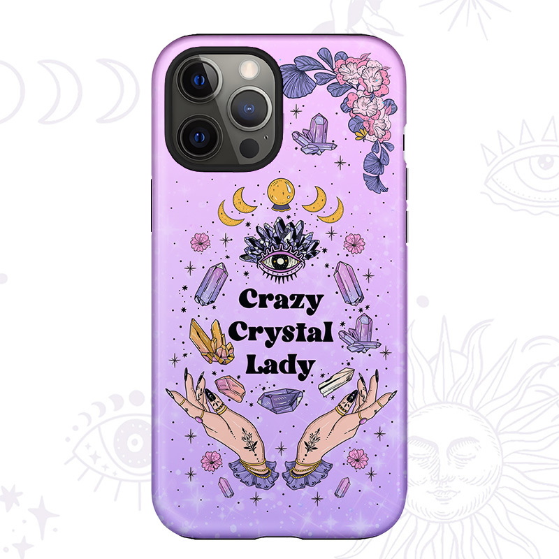 Purplehecate Crazy Crystal Lady Phone Case