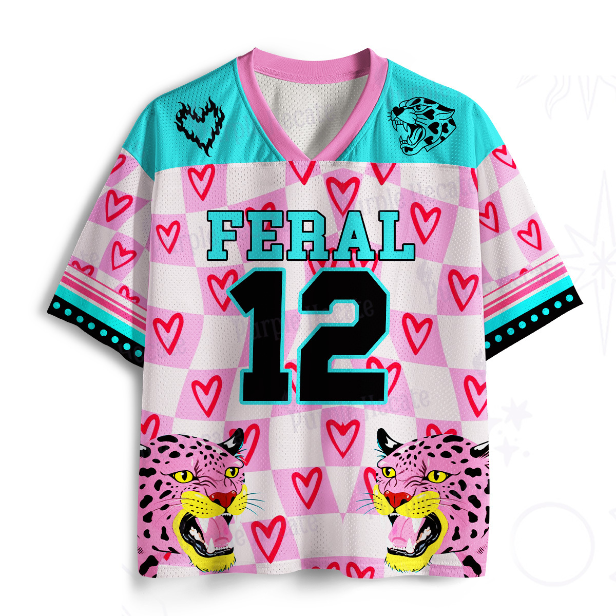 Purplehecate Feral Leopard Mesh Jersey