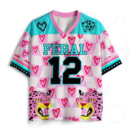Purplehecate Feral Leopard Mesh Jersey