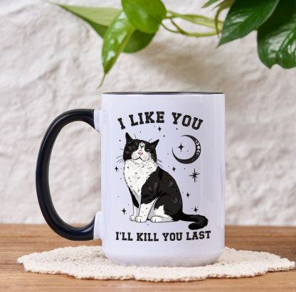Purplehecate Sorry I Can't Go I'm an Indoor Cat Mug