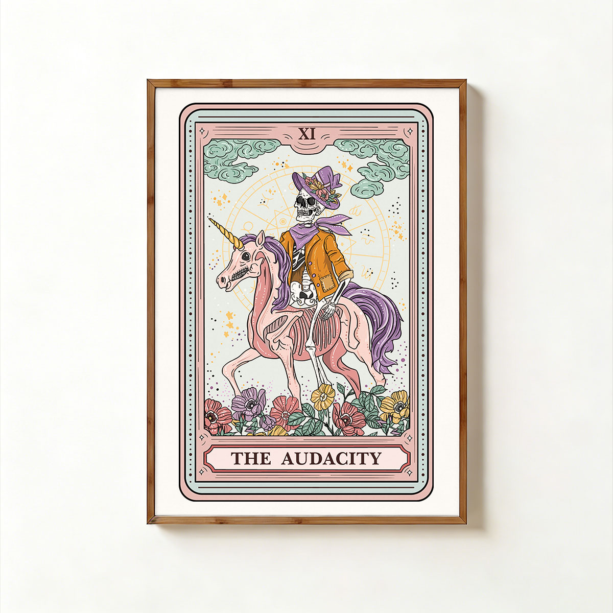 Purplehecate The Audacity Tarot Card Unframed Poster