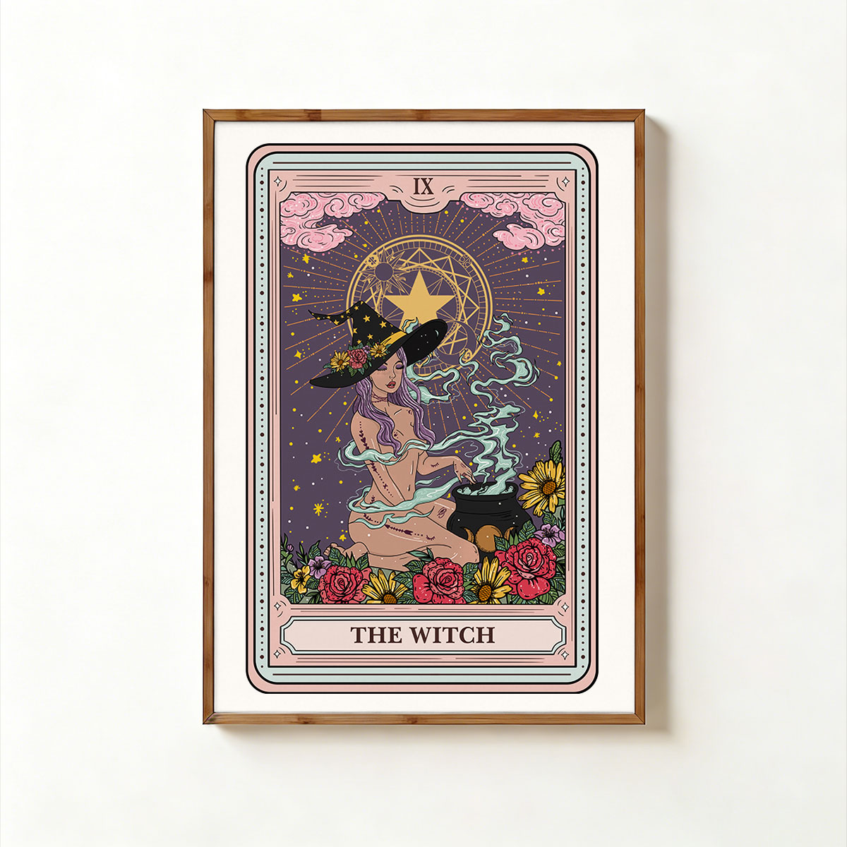 Purplehecate The Witch Tarot Unframed Poster