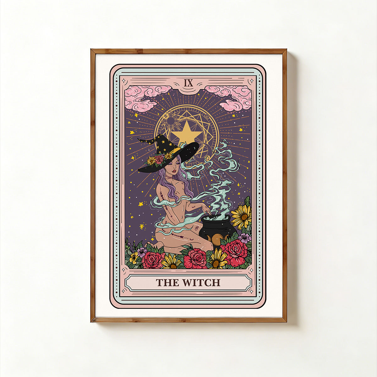 Purplehecate The Witch Tarot Unframed Poster