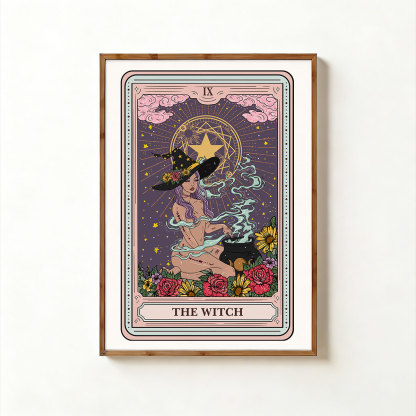 Purplehecate The Witch Tarot Unframed Poster