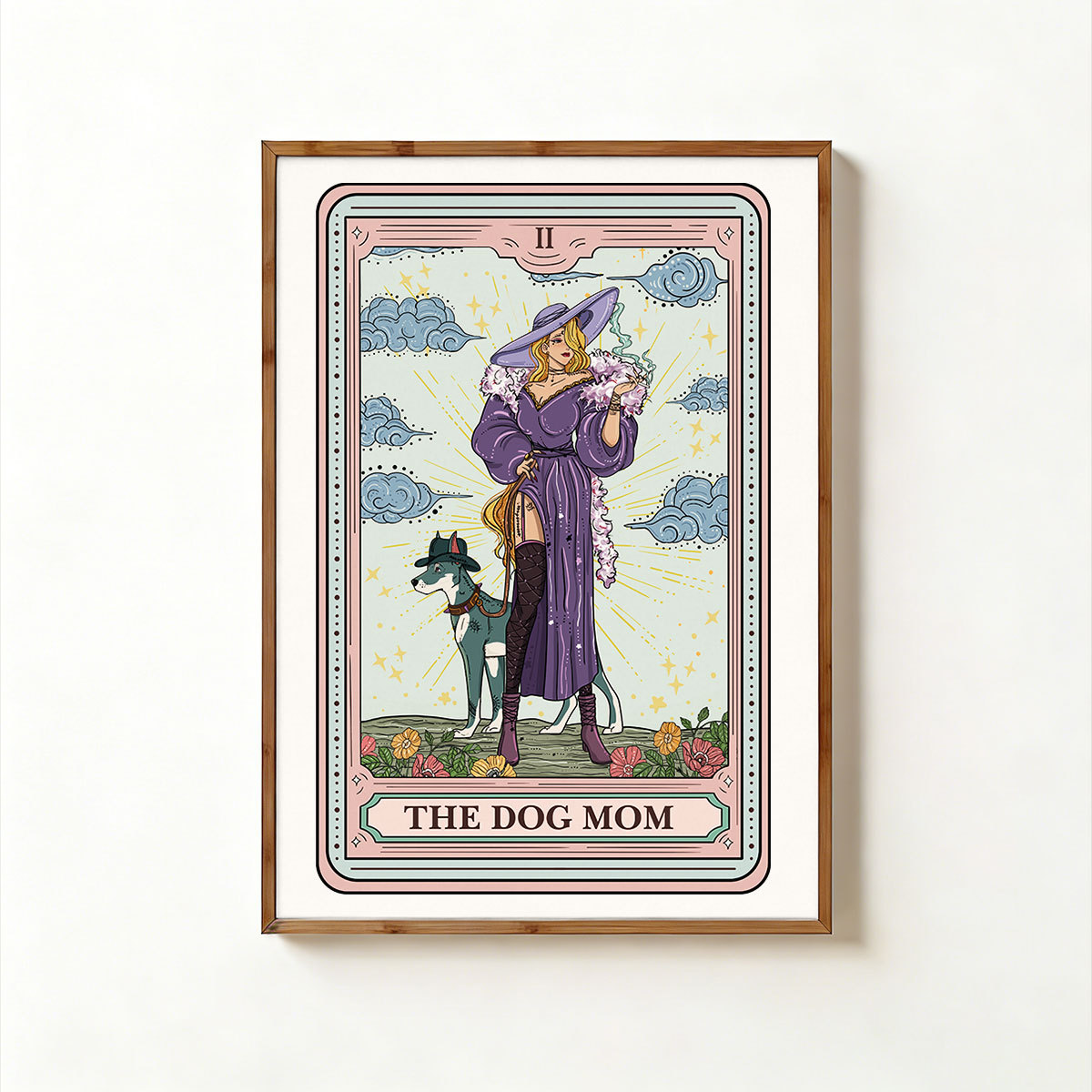 Purplehecate The Dog Mom Unframed Poster
