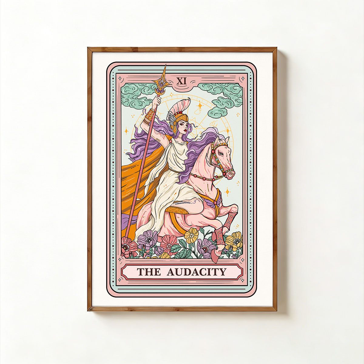 Purplehecate The Audacity Tarot Card Unframed Poster