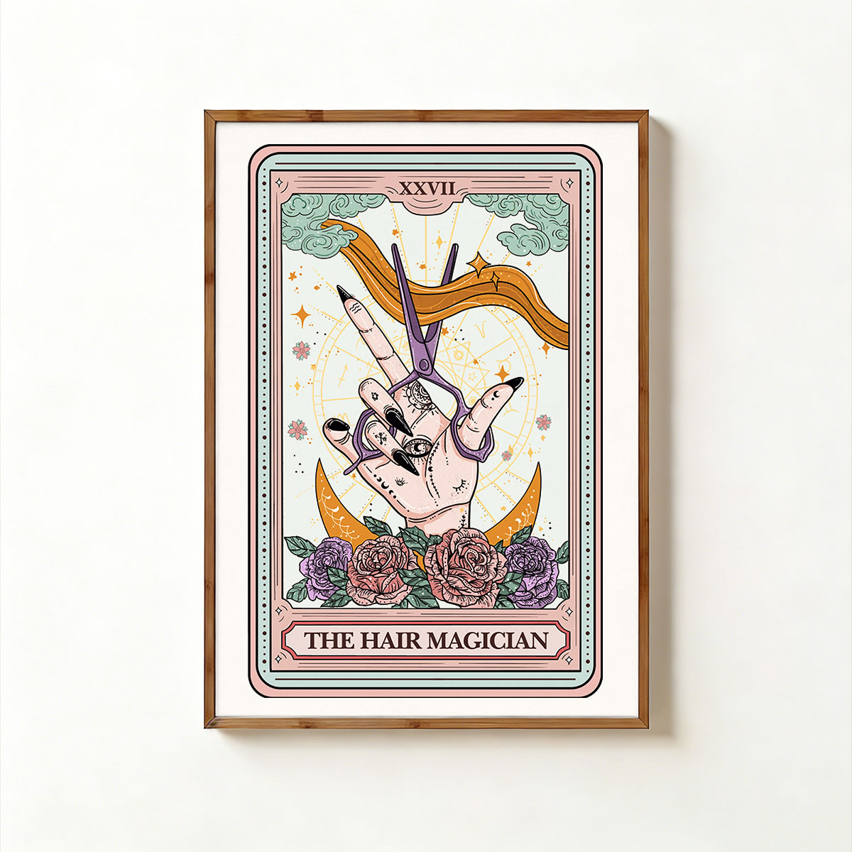 Purplehecate The Hair Magician Tarot Unframed Poster