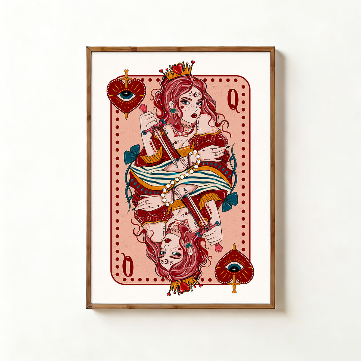 Purplehecate Queen of Hearts Unframed Poster