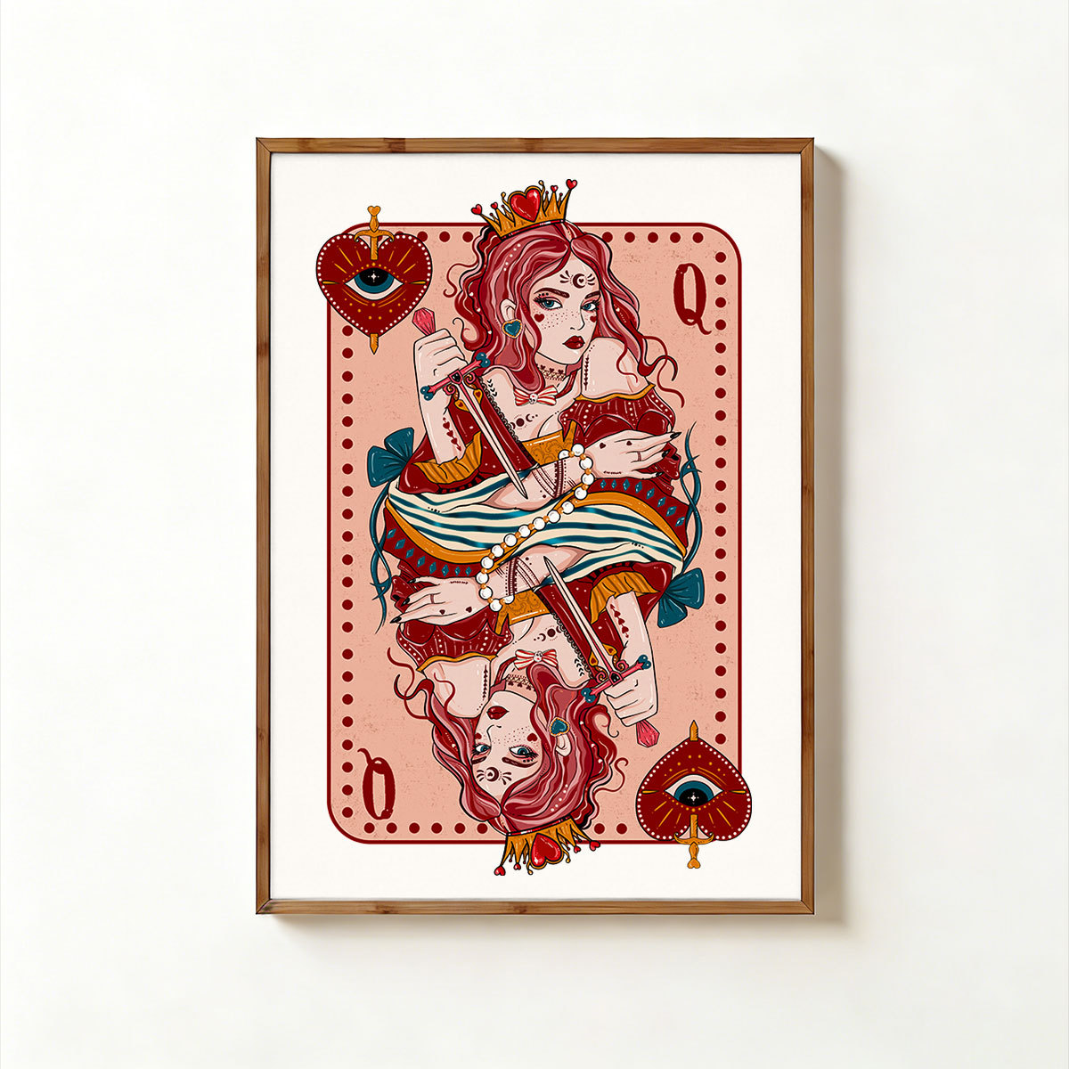 Purplehecate Queen of Hearts Unframed Poster