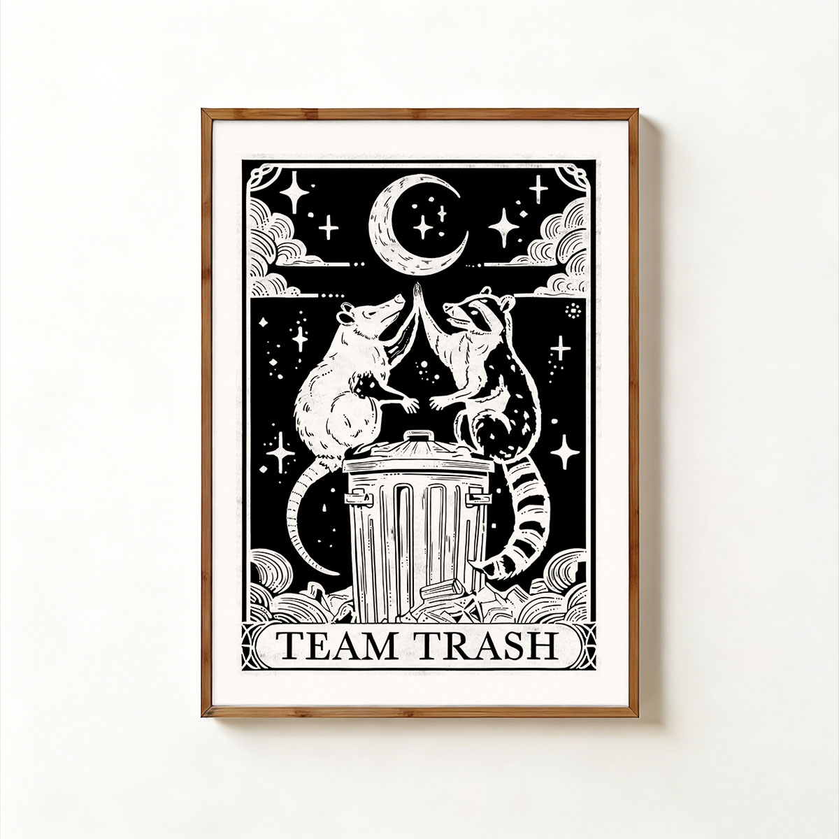 Purplehecate The Team Trash Tarot Unframed Poster