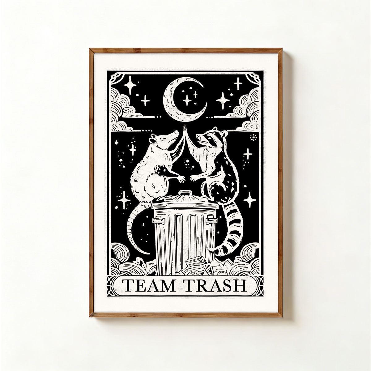 Purplehecate The Team Trash Tarot Unframed Poster