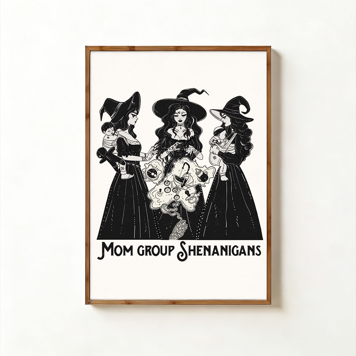 Purplehecate Mom Group Shenanigans Unframed Poster