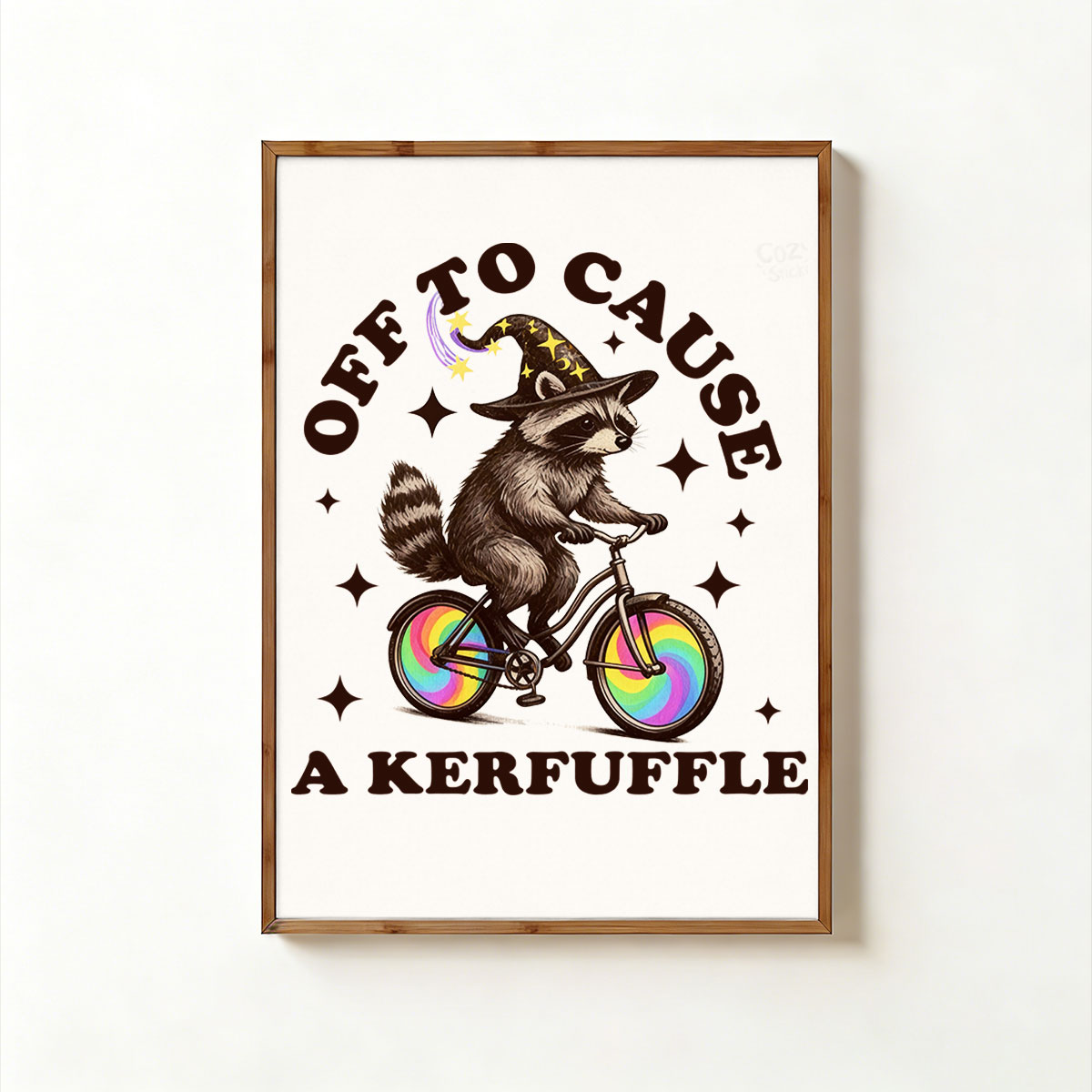 Purplehecate Off To Cause A Kerfuffle Unframed Poster