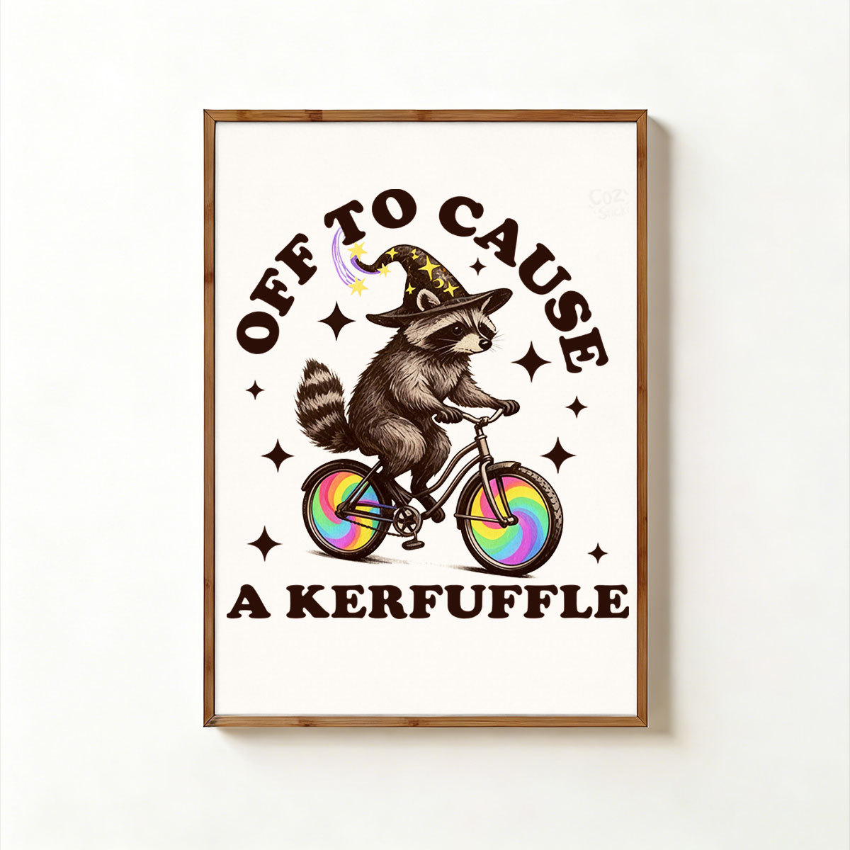 Purplehecate Off To Cause A Kerfuffle Unframed Poster