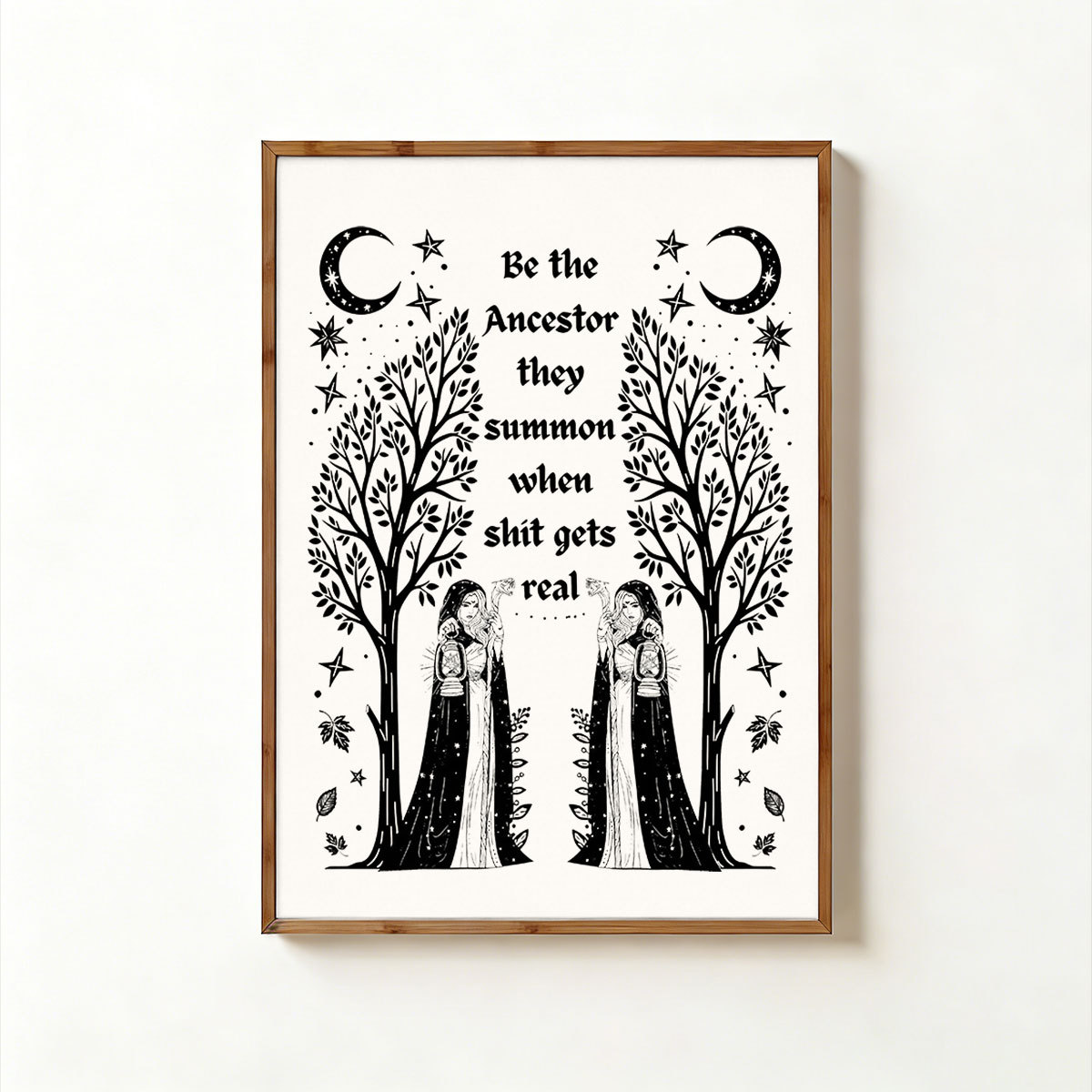 Purplehecate Be The Ancestor They Summon When Shit Gets Real Unframed Poster