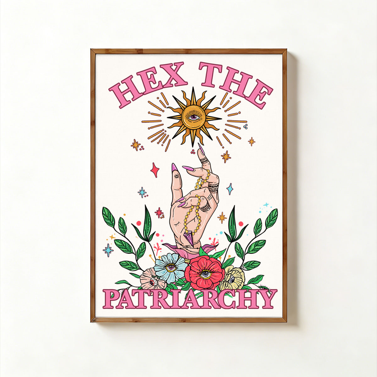 Purplehecate Hex The Patriarchy Witchy Unframed Poster