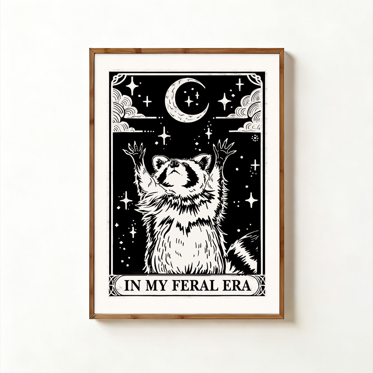 Purplehecate The In My Feral Era Oracle Card Unframed Poster