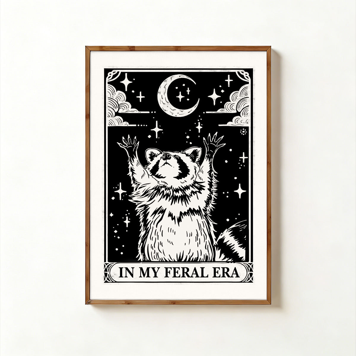 Purplehecate The In My Feral Era Oracle Card Unframed Poster