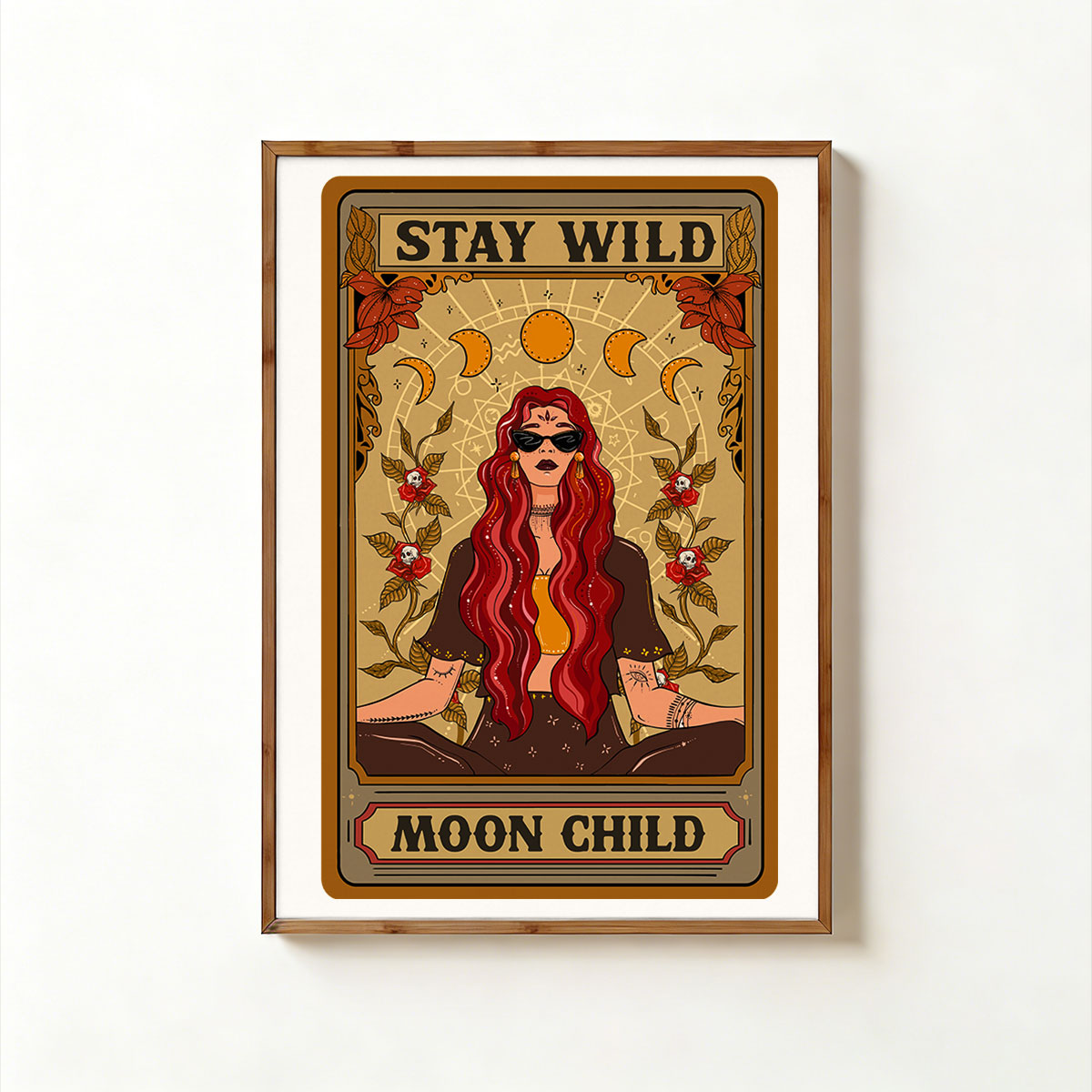 Purplehecate The Stay Wild Moon Child Oracle Card Unframed Poster