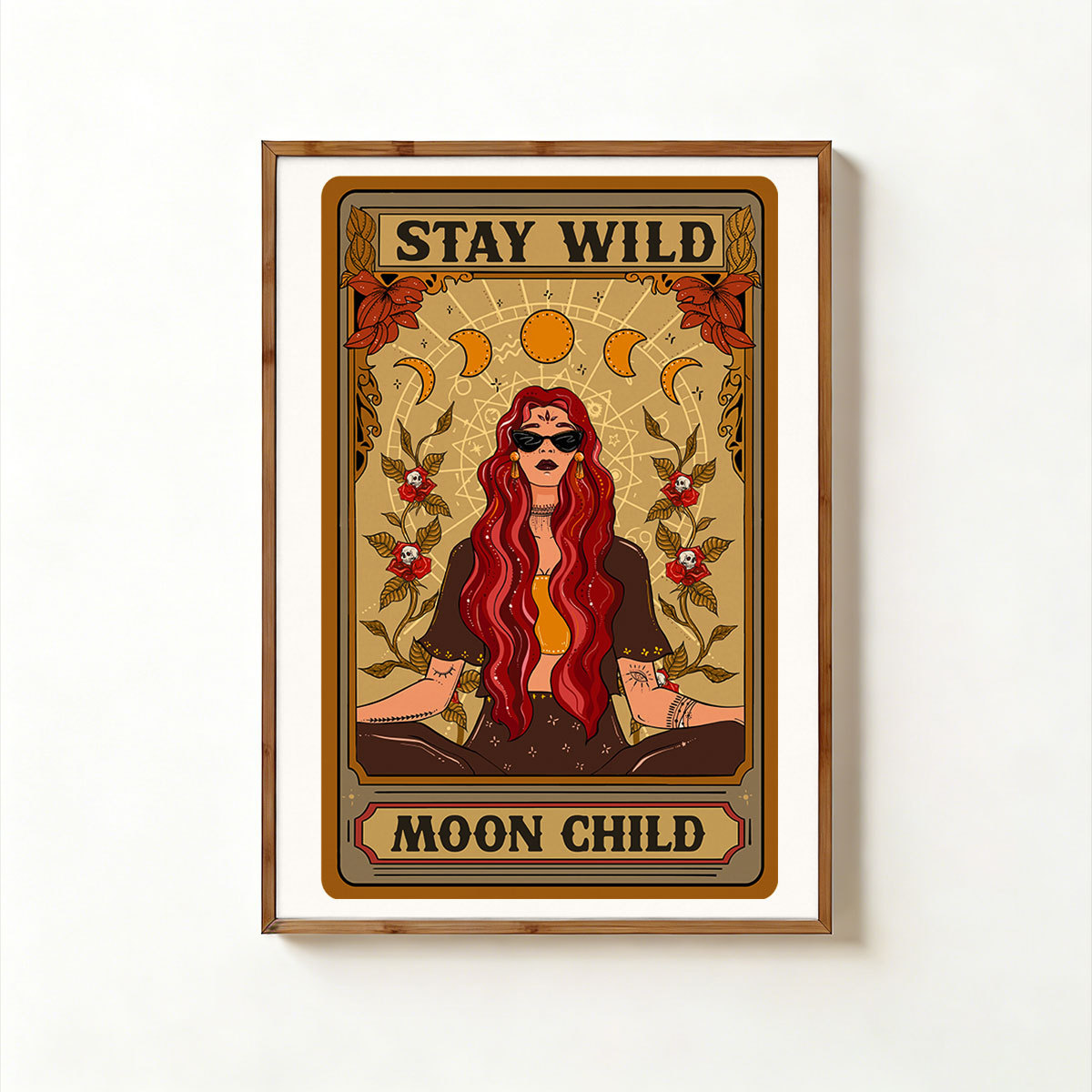 Purplehecate The Stay Wild Moon Child Oracle Card Unframed Poster