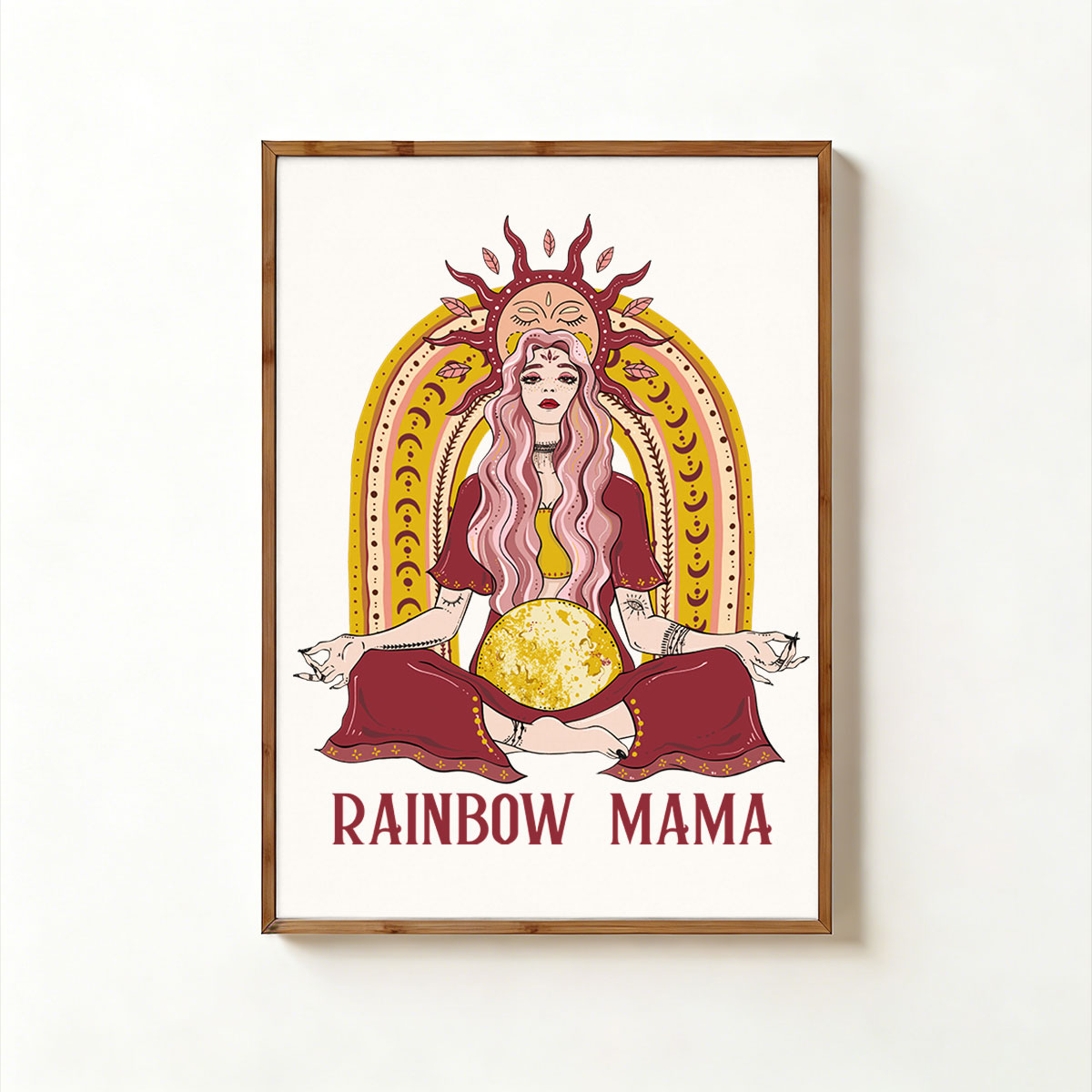 Purplehecate Rainbow Mama Unframed Poster