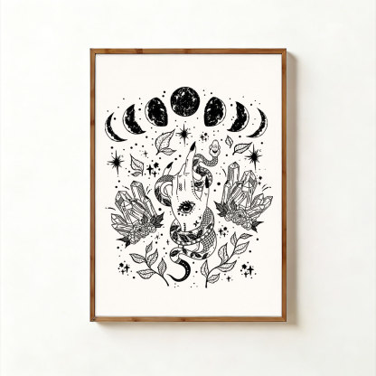 Purplehecate Reach For The Moon Unframed Poster