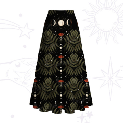 Purplehecate Moonlit Mushroom Gown Convertible Maxi Skirt