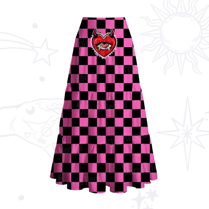 Purplehecate Heart of a Demon Convertible Maxi Skirt