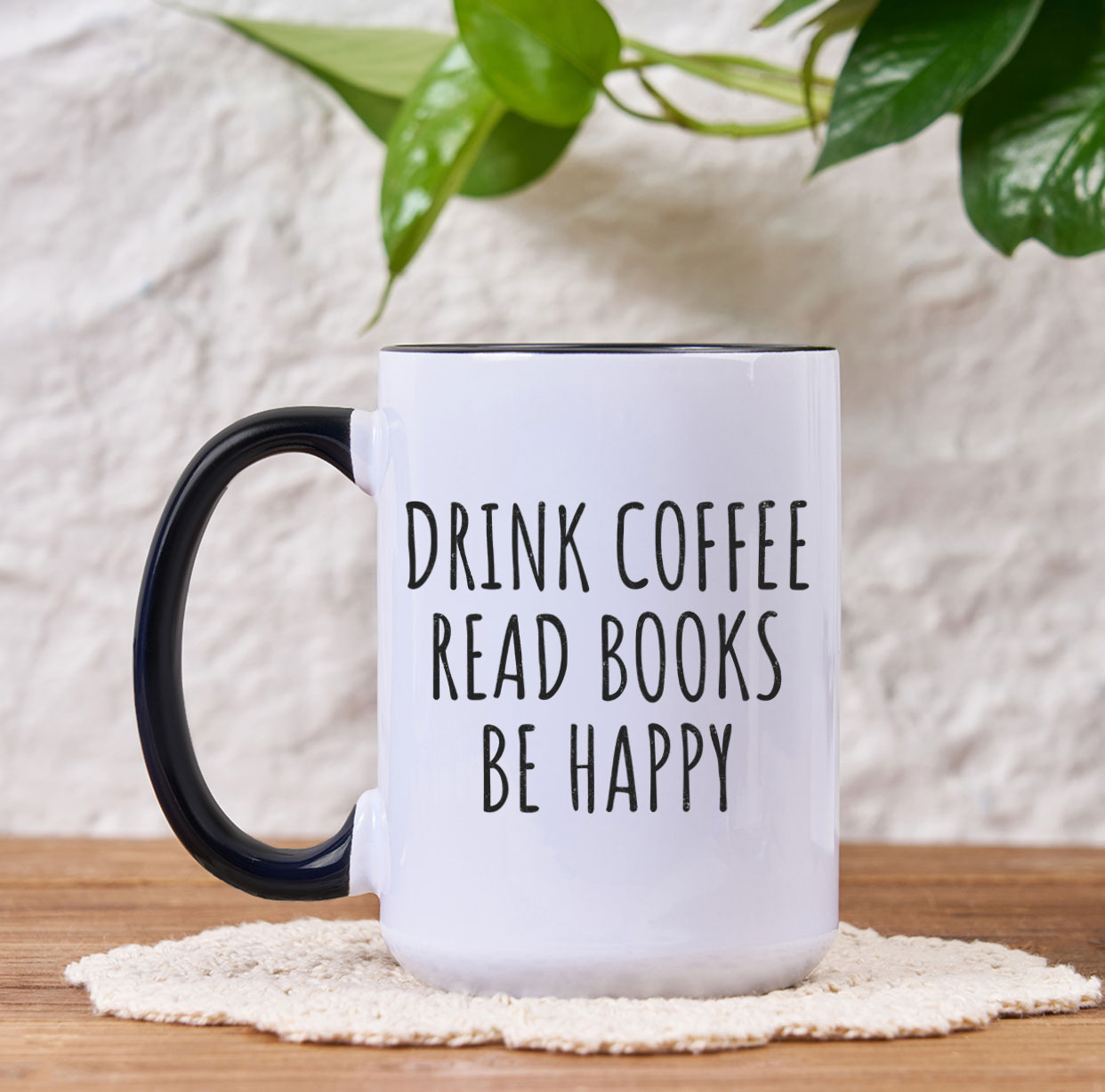 Purplehecate Drink Coffee Read Books Be Happy Mug