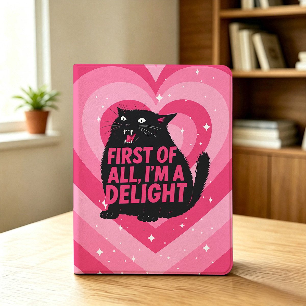 Purplehecate First Of All I'm A Delight Cat iPad Case