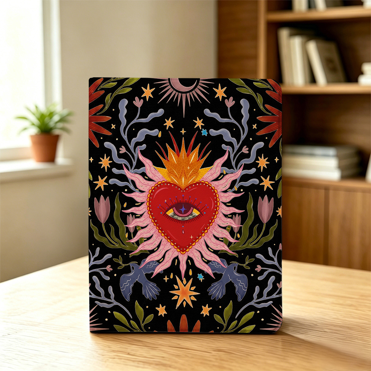 Purplehecate Sacred Flame Heart iPad Case
