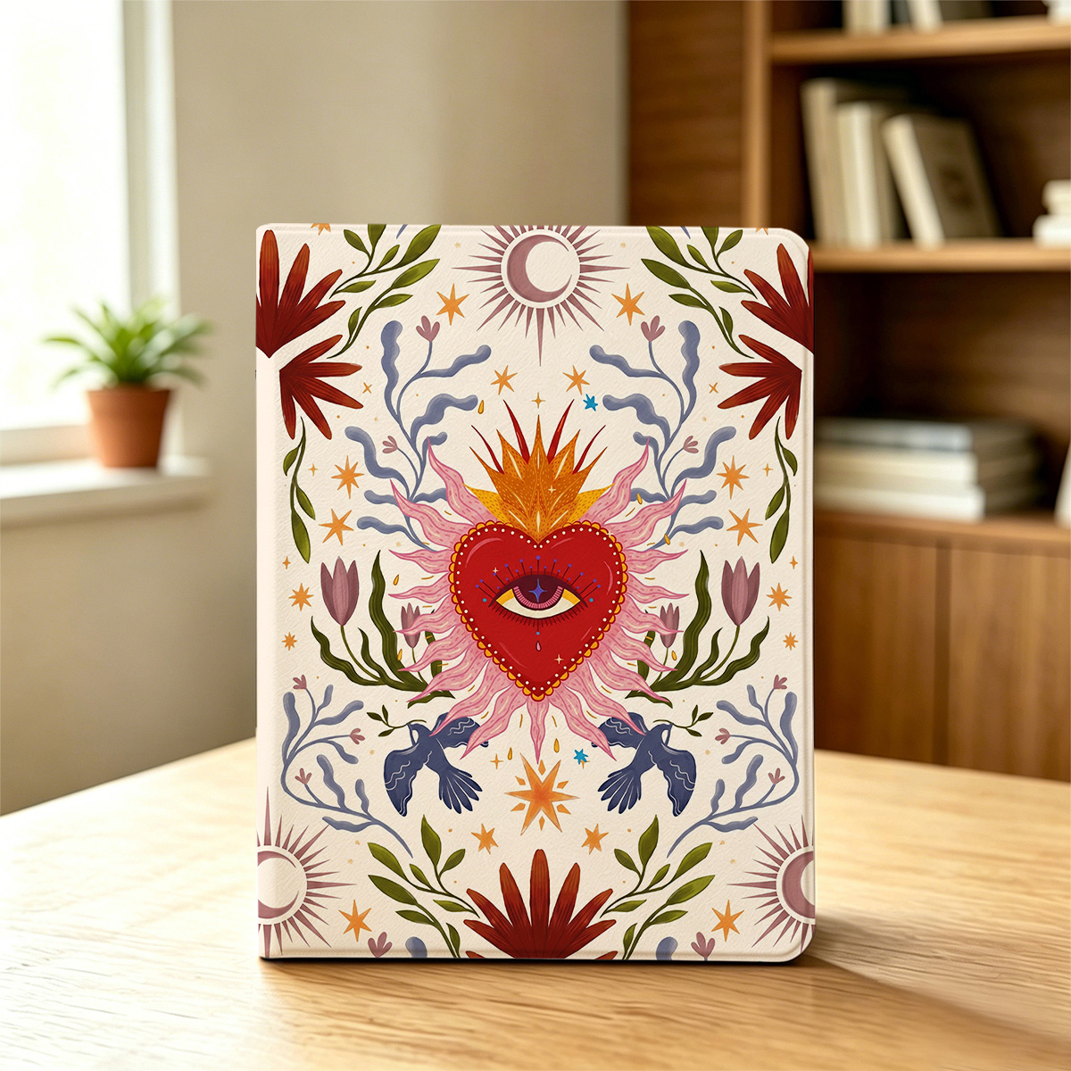 Purplehecate Sacred Flame Heart iPad Case
