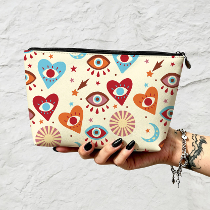 Purplehecate The Enchanted Eye of Love Zip Makeup Bag