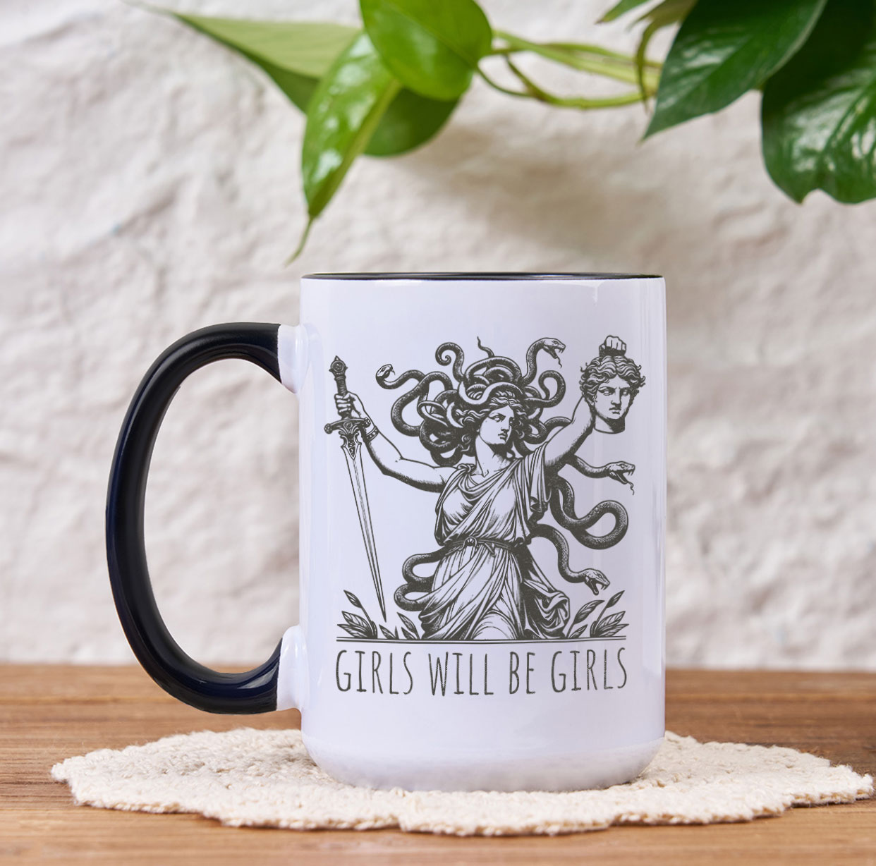 Purplehecate Girls Will Be Girls Medusa Mug