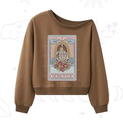 [Copy]Purplehecate Evil Eye One Shoulder Sweatshirt