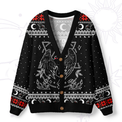 Purplehecate The Antisocial Butterfly Ugly Cardigan Sweaters