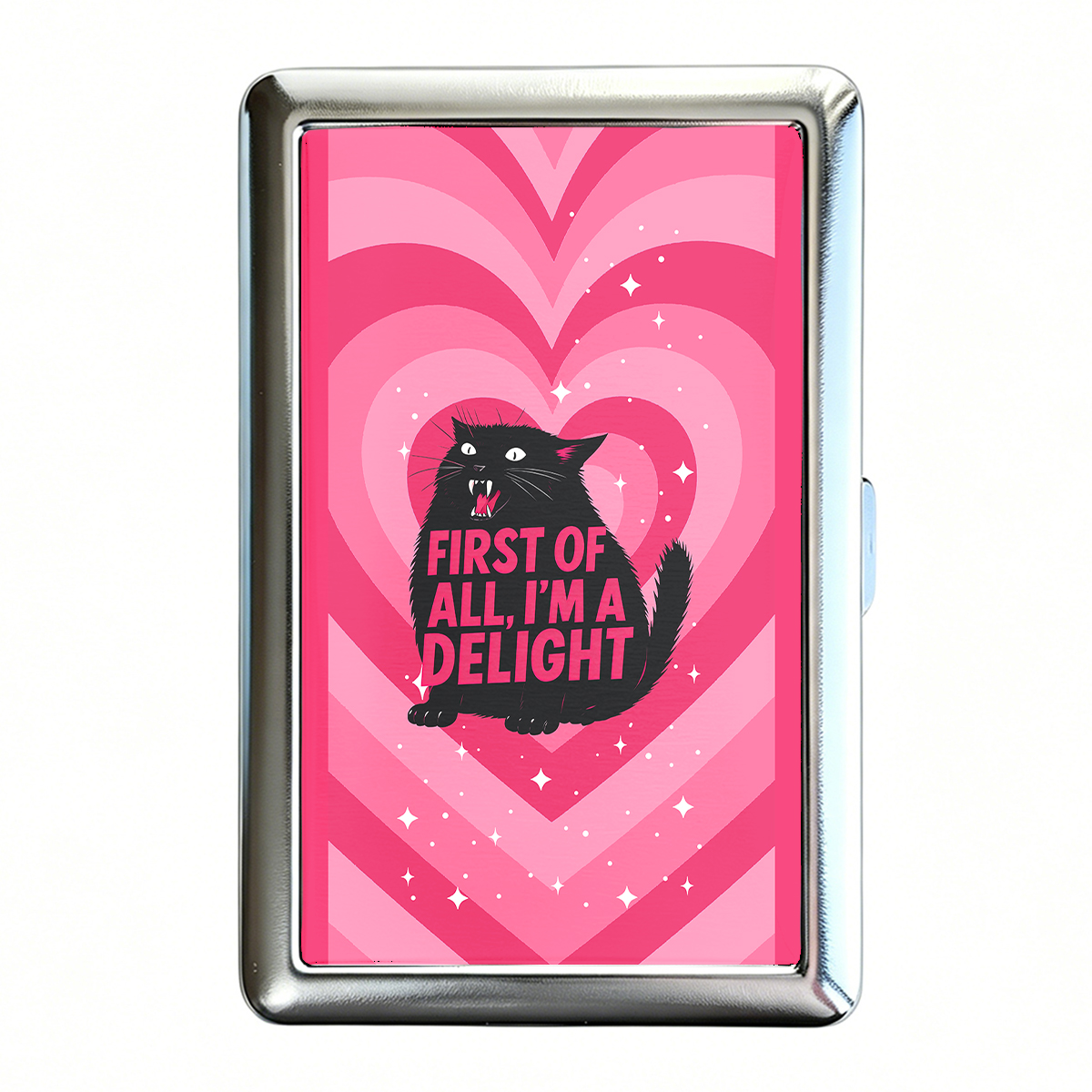 Purplehecate First Of All I'm A Delight Cat Cigarette Case