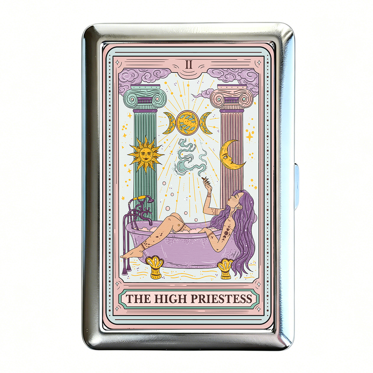 Purplehecate The High Priestess Tarot Cigarette Case