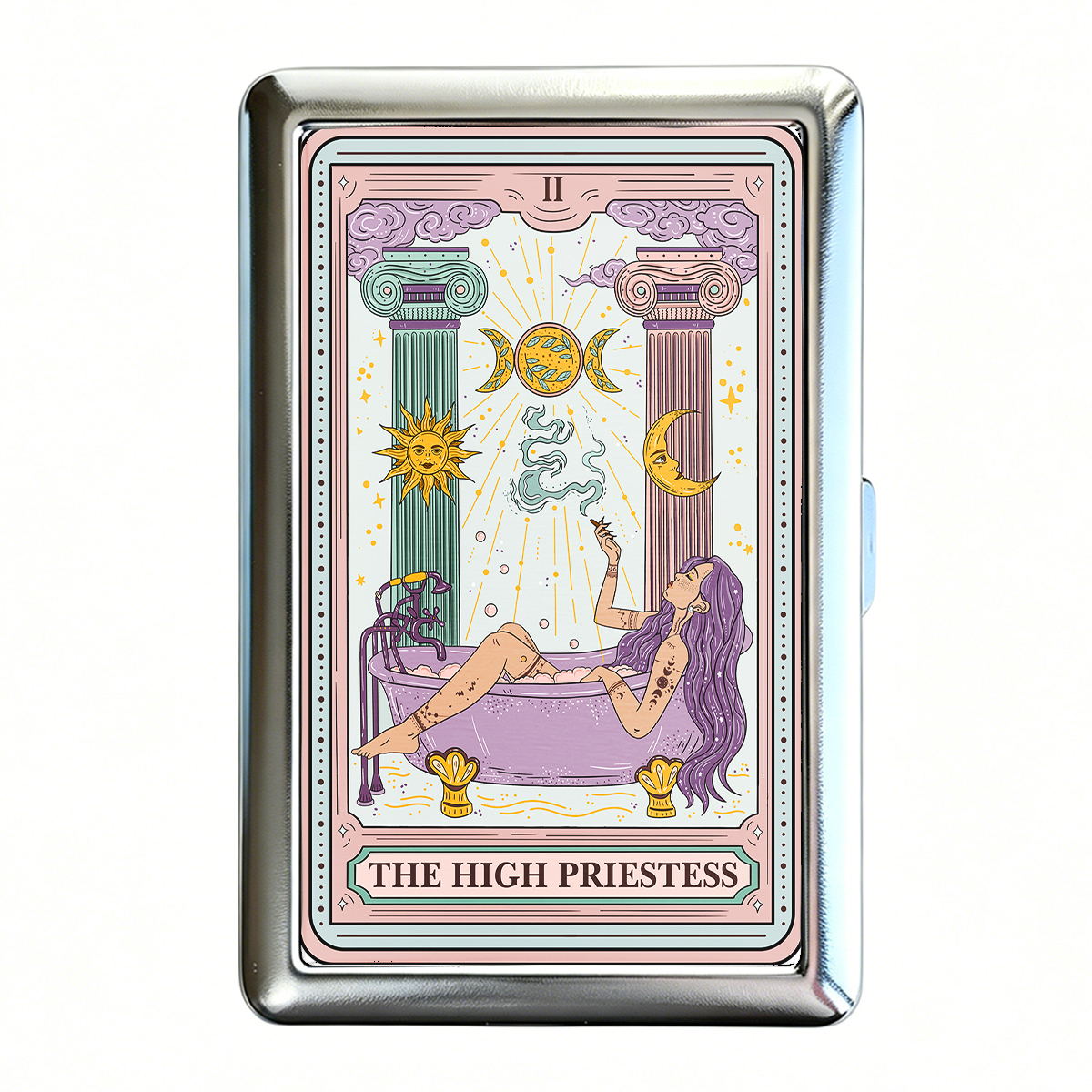 Purplehecate The High Priestess Tarot Cigarette Case