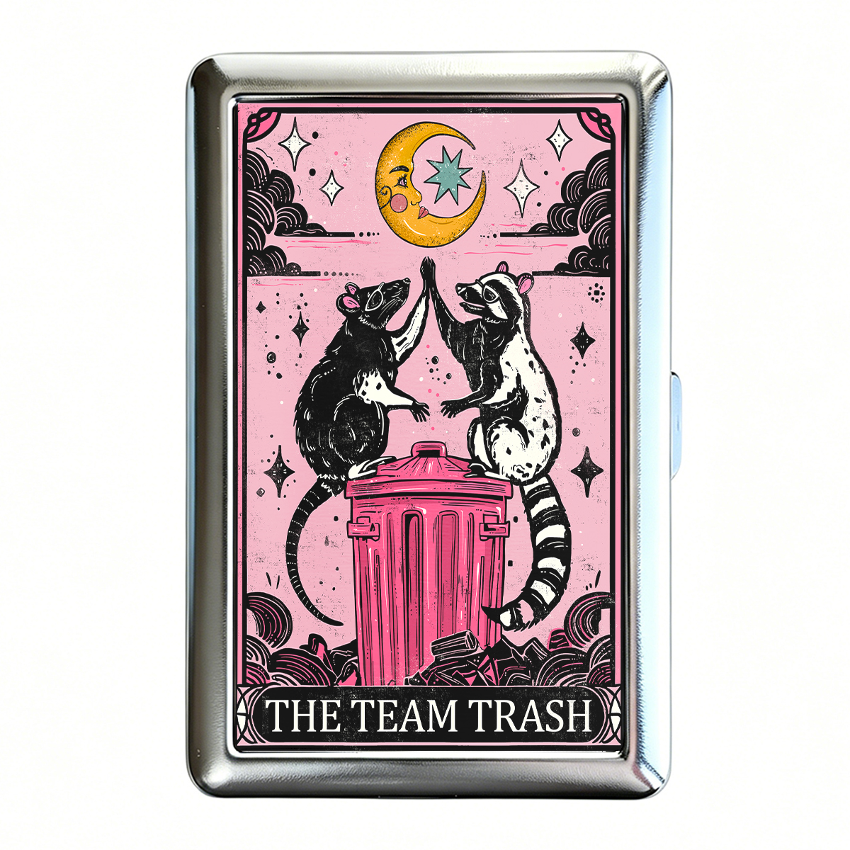 Purplehecate The Team Trash Opossum Tarot Cigarette Case